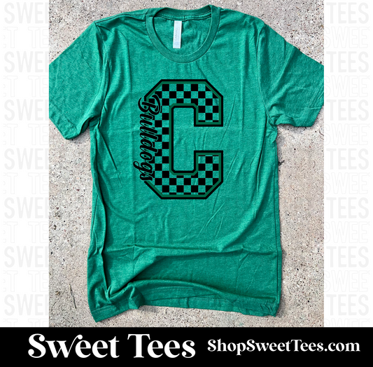 Checker C Bulldogs tee