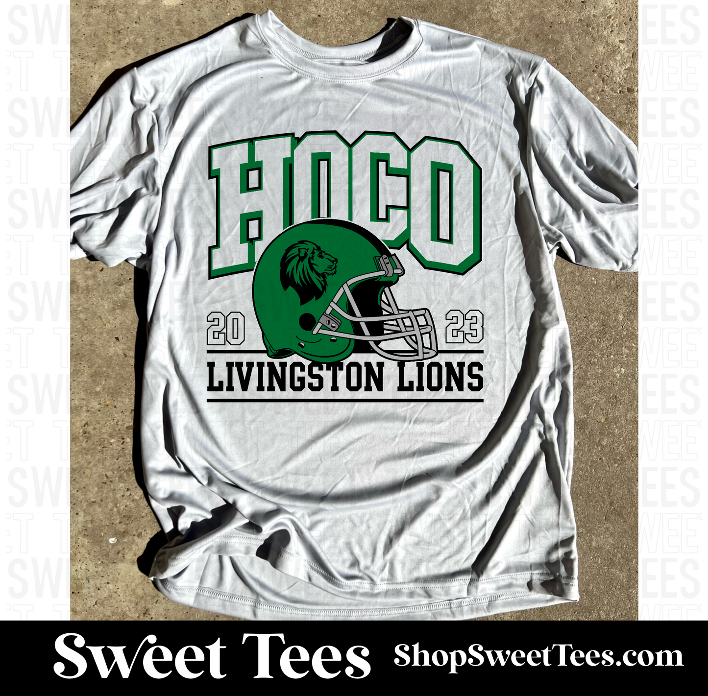 Lions Helmet Homecoming Drifit tee