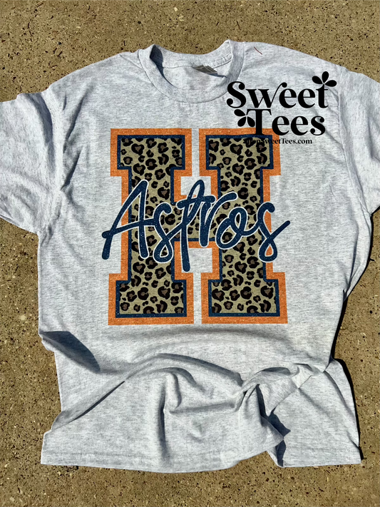 H Leopard Astros tee