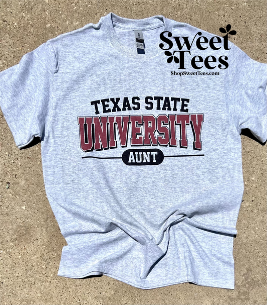 Texas State University Aunt tee