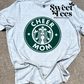 Cheer Mom Coffee tee