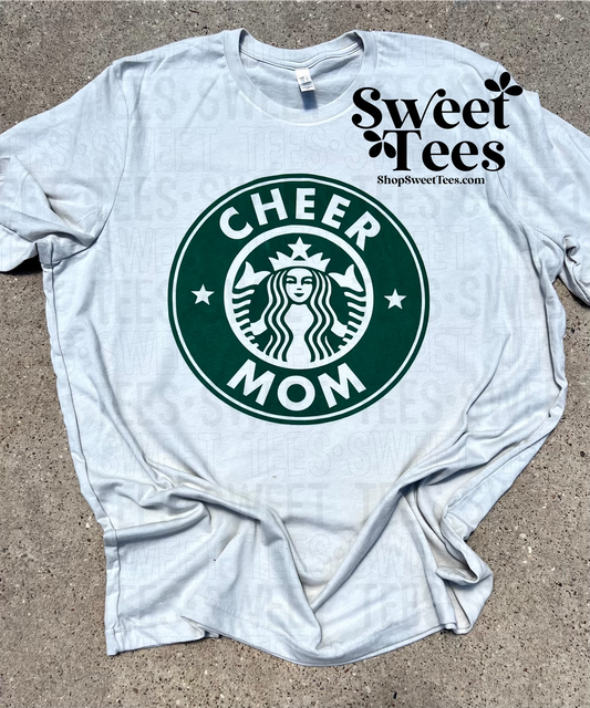 Cheer Mom Coffee tee