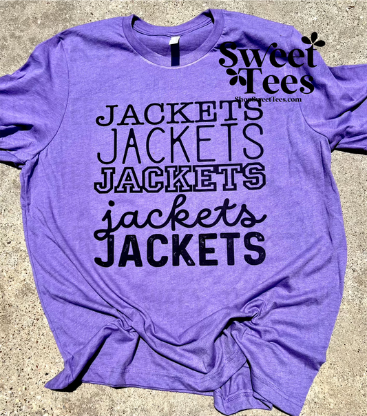 Jackets Multifont tee