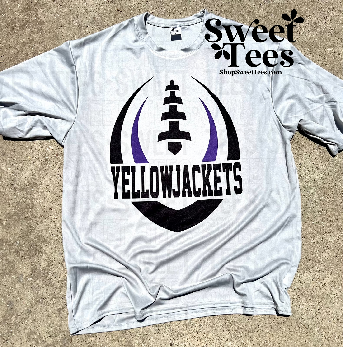 Chester Yellowjackets Mid Football Drifit tee