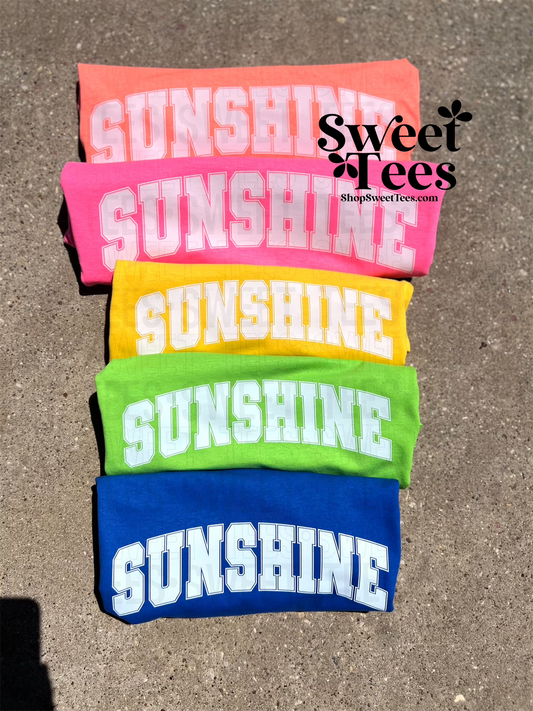 Sunshine Varsity tee