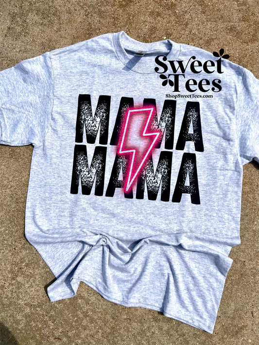 Mama Neon Bolt tee