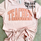 Teacher Upper Arch - Peach tee