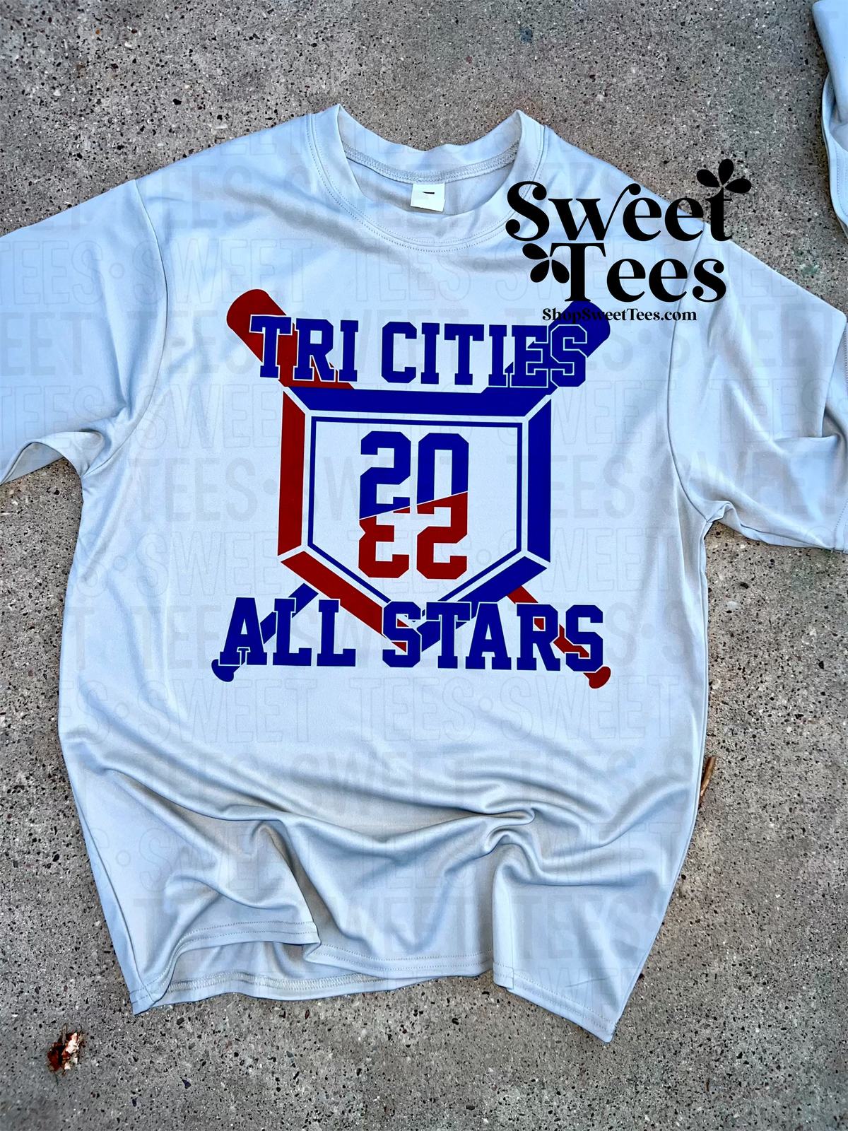 Tri-Cities All-Stars Mirrored Drifit tee