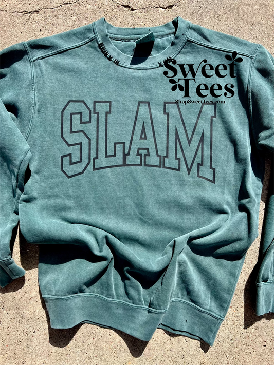 Slam Hand Stitched Comfort Colors Sweatshirt - Preorder