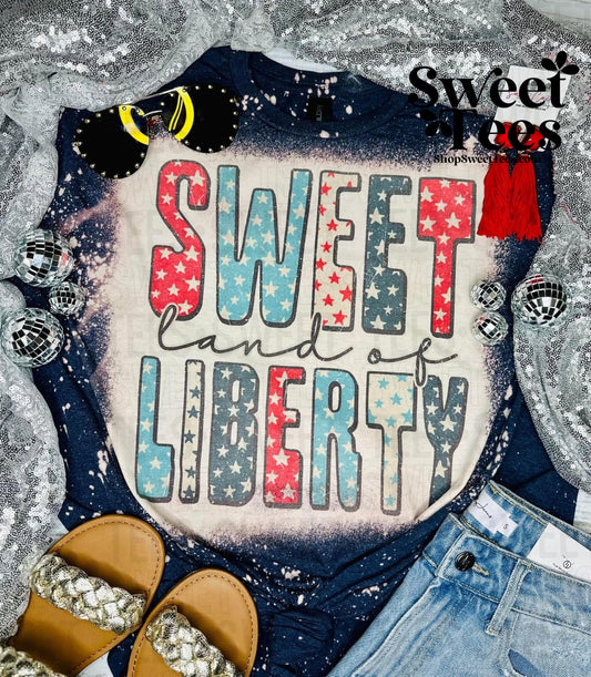 Sweet Land Of Liberty Retro tee