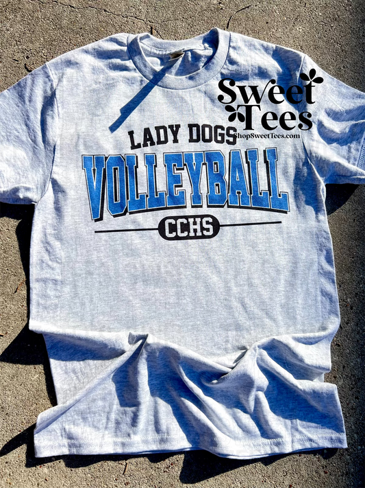 Lady Dogs Volleyball tee