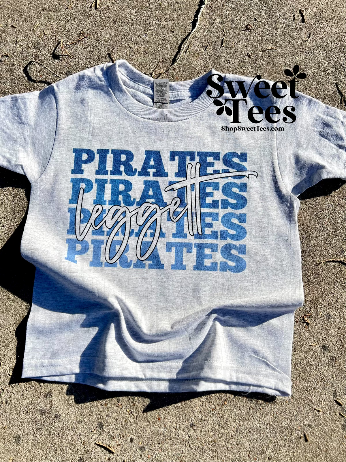 Leggett Pirates Ombre Stacked tee