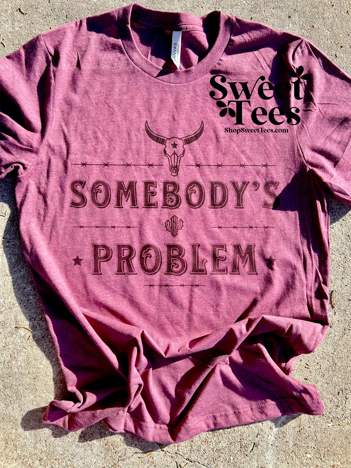 Somebody's Problem Bull Skull tee