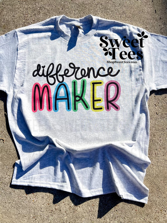 Difference Maker tee