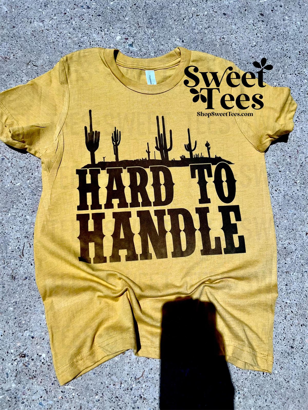 Hard to Handle tee - mustard