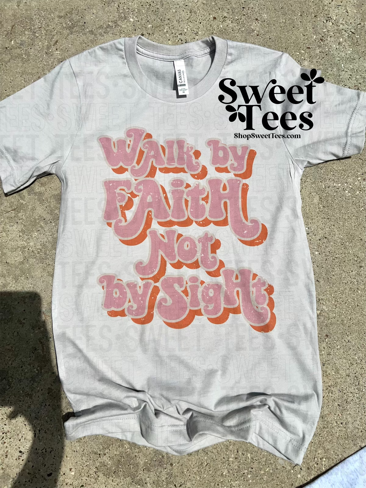 Walk By Faith Not By Sight tee