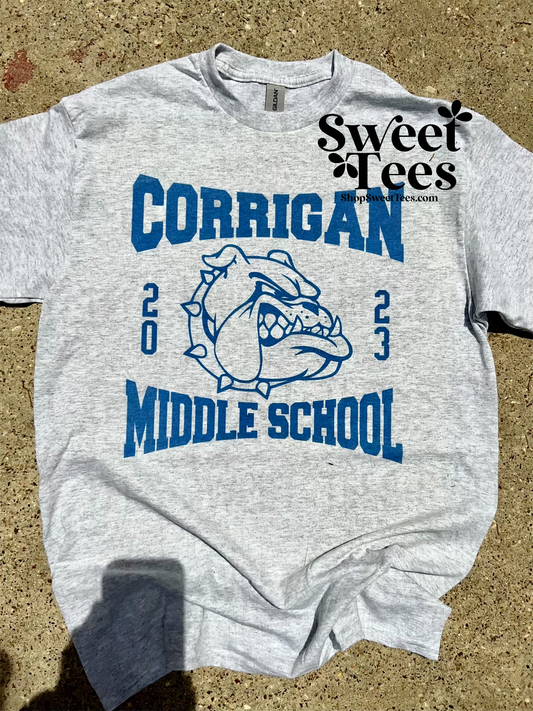 Corrigan Middle School Vintage tee