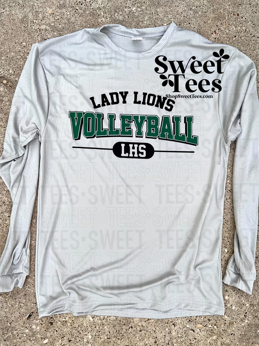 Lady Lions Volleyball Long Sleeve Drifit tee