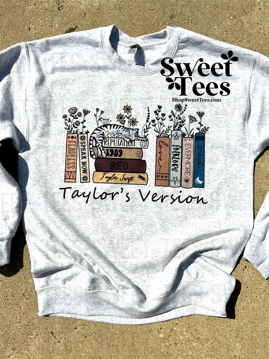 Taylors Version Book Sweatshirt