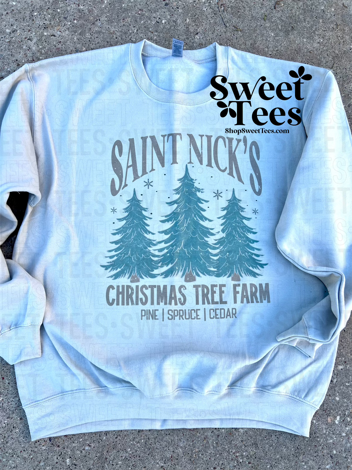 Saint Nicks Christmas Tree Farm Sweatshirt