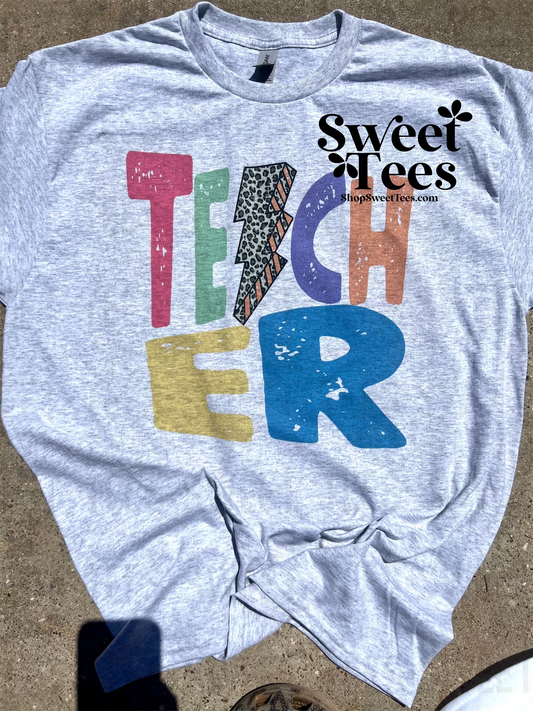 Teacher Bolt tee