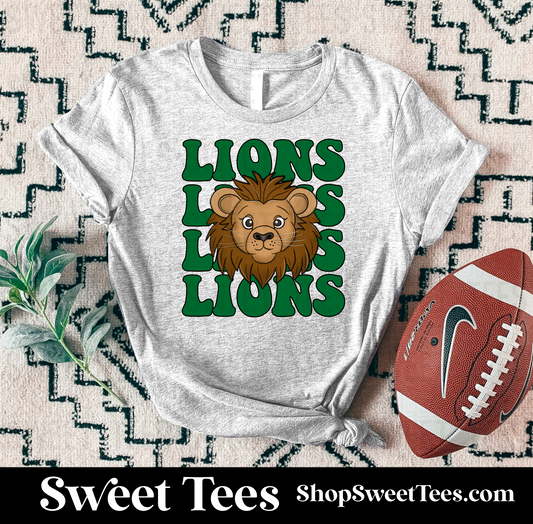 Lions Mascot Retro tee