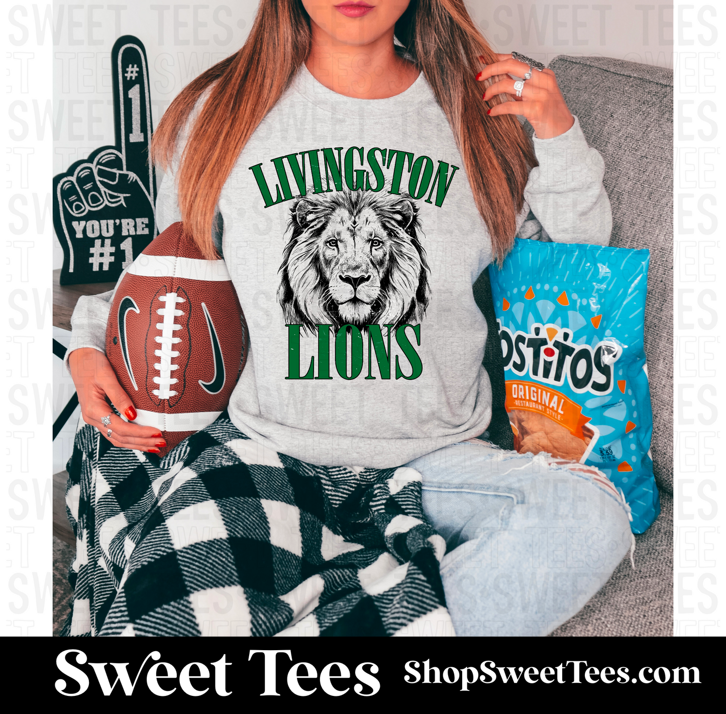 Classic Livingston Lions Sweatshirt