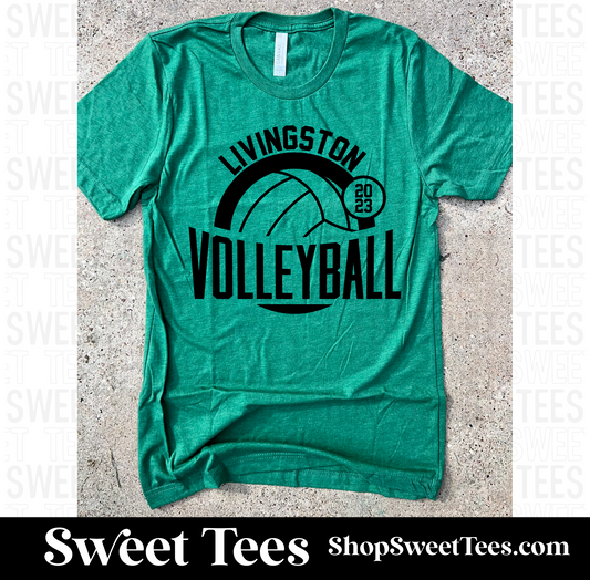 Livingston Volleyball 2023 tee