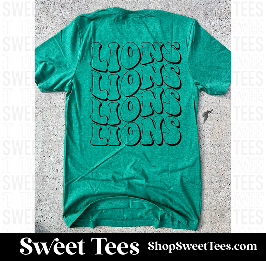 Lions Wave + Pocket tee