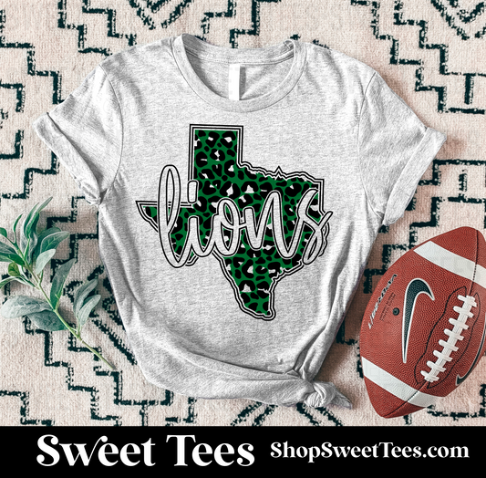 Lions Leopard Texas tee