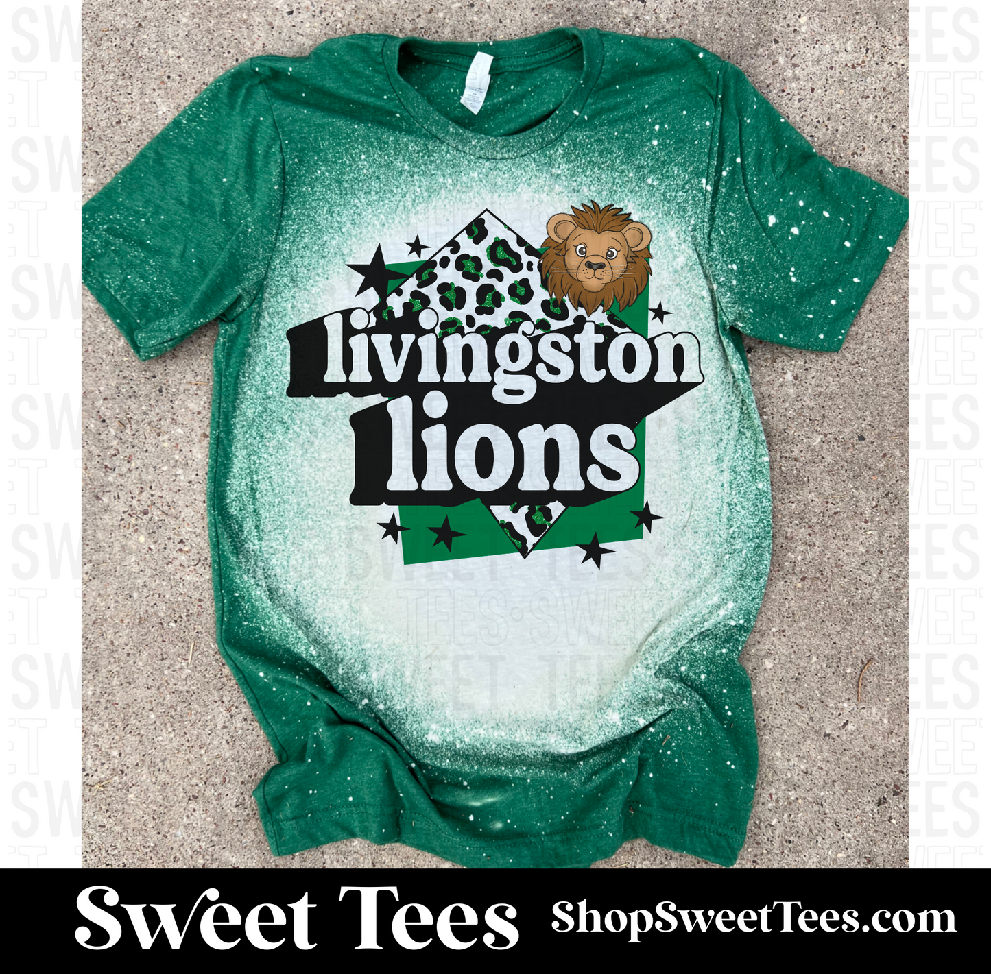 Lions Preppy Leopard Twist tee