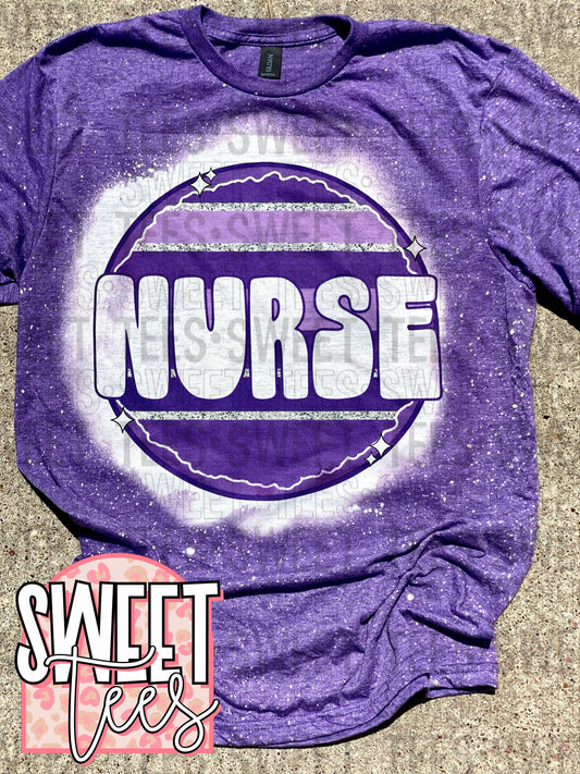 Nurse Retro Stripe tee