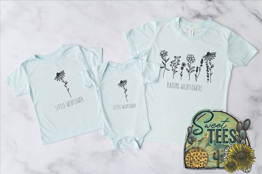 Raising Little Wildflowers tee