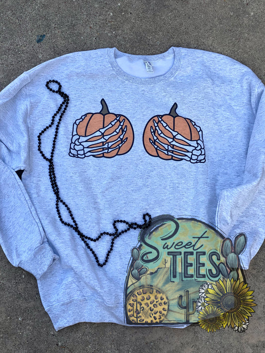 Pumpkin Boobies Sweatshirt