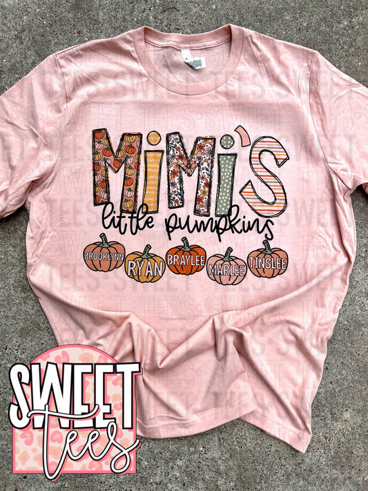 Custom Name Little Pumpkins tee