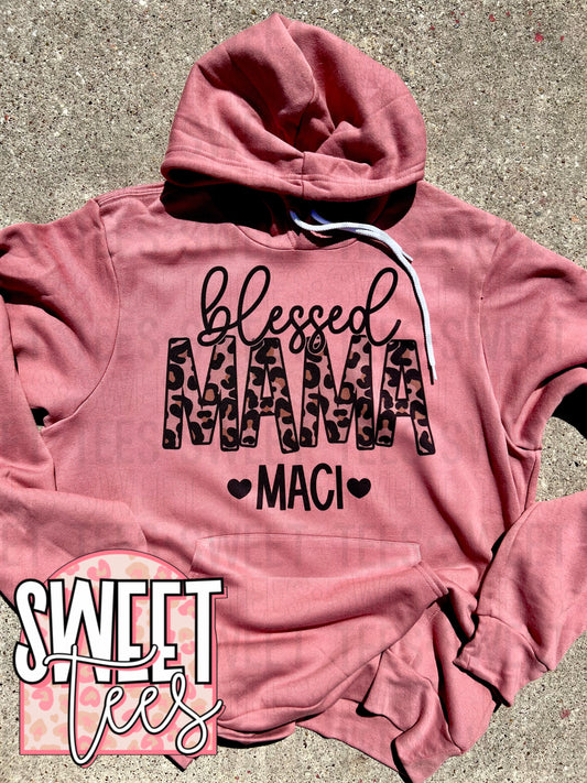 Blessed Name Custom Bella Hoodie