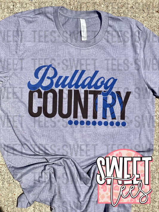 Bulldog Country Volleyball tee