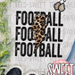 Football Leopard Bolt tee