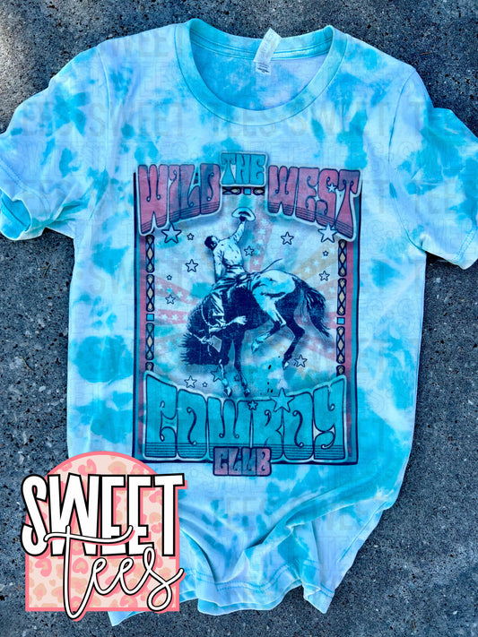 The Wild West acid wash tee