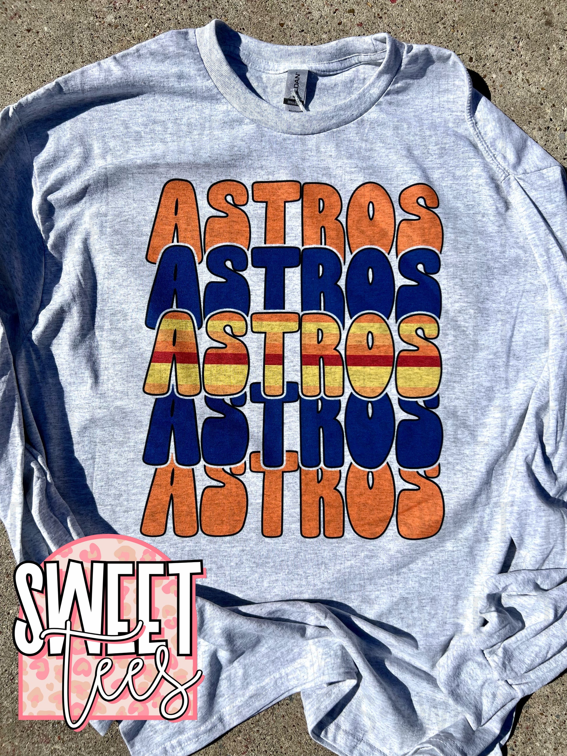 Astros Retro Block Sweatshirt