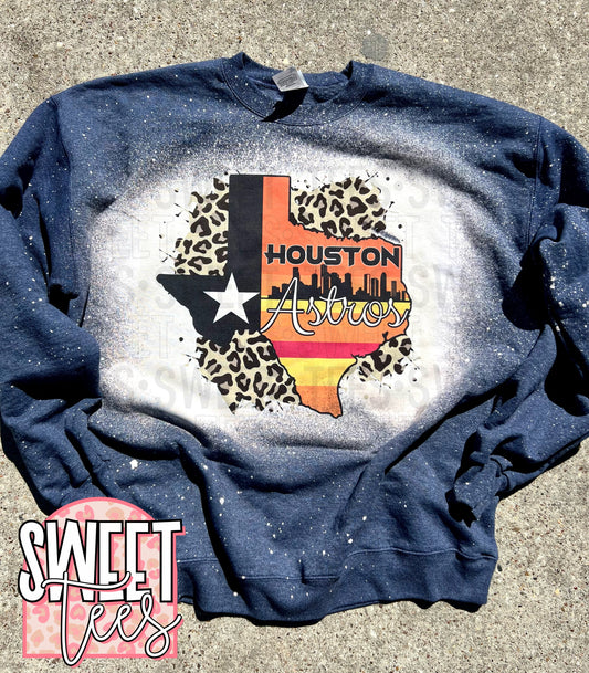 Astros Leopard Sweatshirt