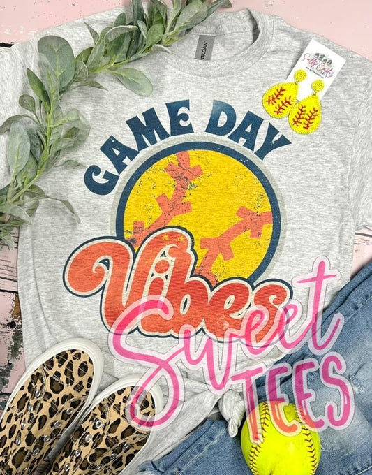 Softball Game Day Vibes tee