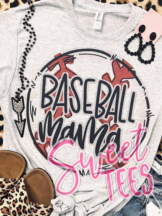 Baseball Mom tee 🎁