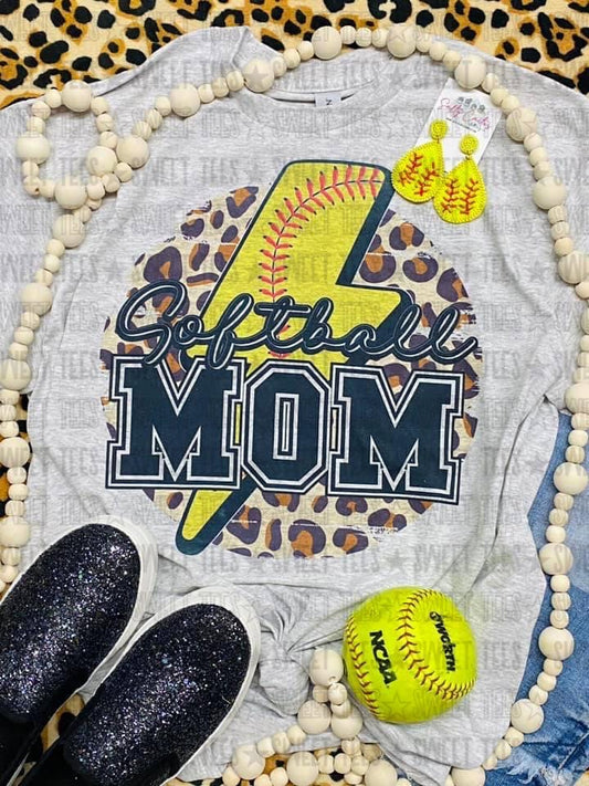 Softball Mom Bolt tee