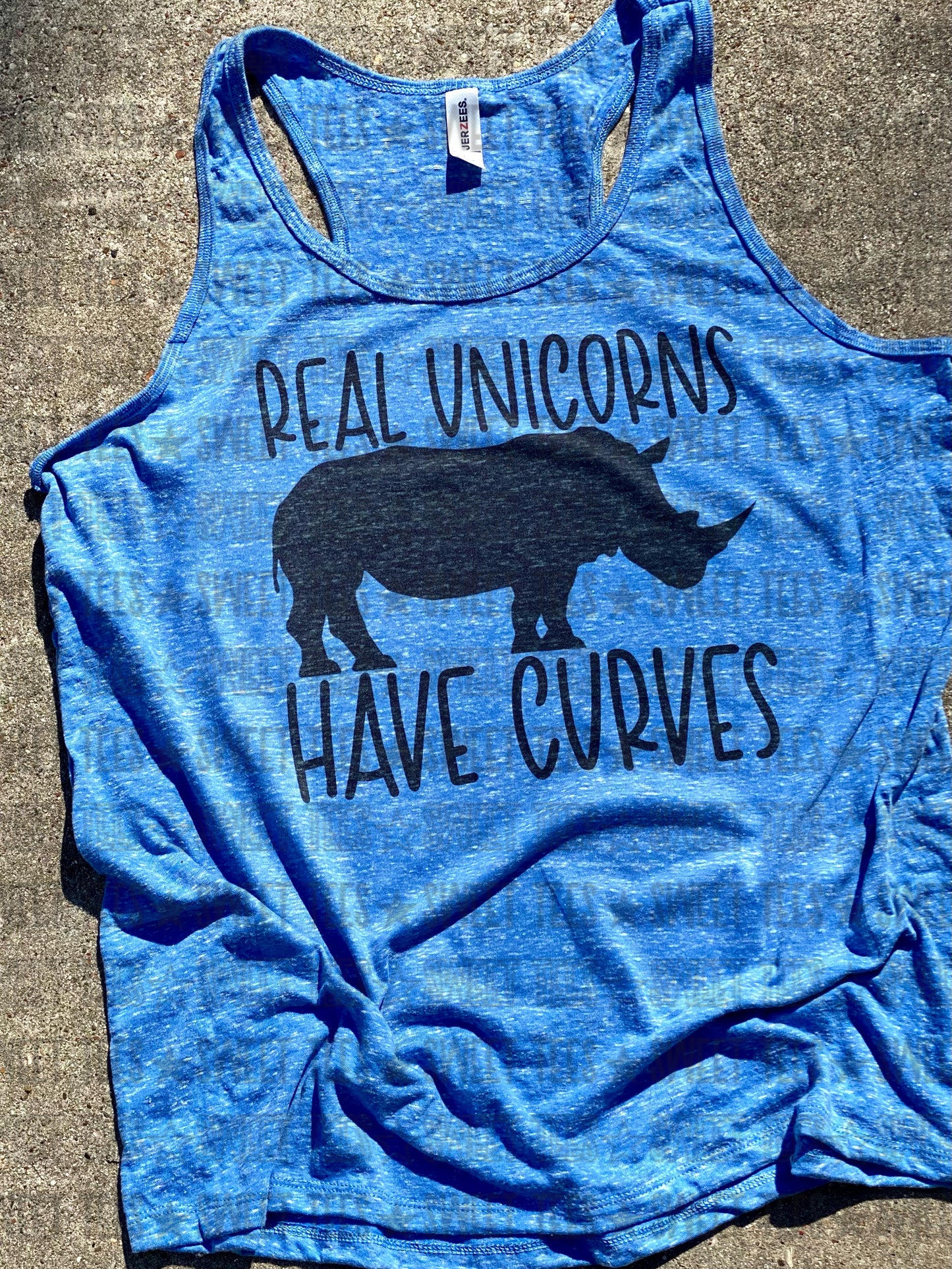 Real Unicorns Have Curves tank top