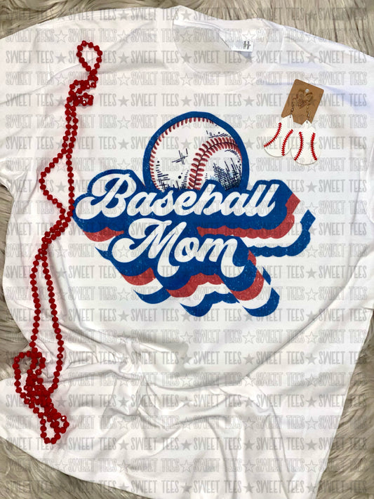 Baseball Mom Retro tee