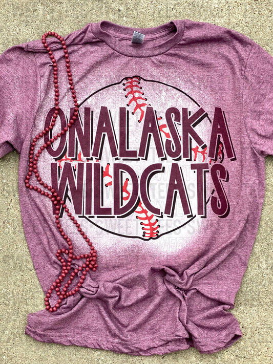 Onalaska Wildcats Baseball tee