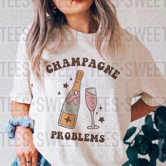 Champagne Problems tee