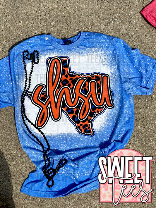 SHSU Leopard Texas tee