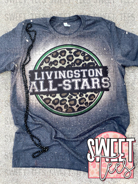 Livingston All-Stars Leopard tee